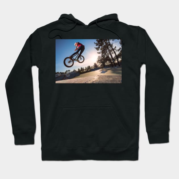 High BMX jump Hoodie by homydesign